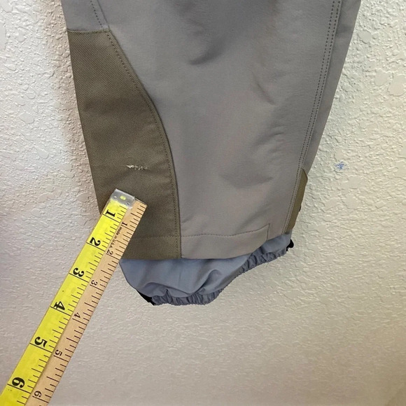 Patagonia Womens Ski hiking Pants Size 8 beige khaki green‎ with suspenders - Picture 9 of 16